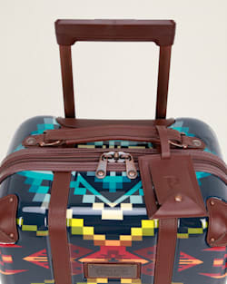 ALTERNATE VIEW OF CARICO LAKE 20" HARDSIDE SPINNER LUGGAGE IN NAVY image number 4