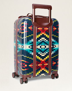 ALTERNATE VIEW OF CARICO LAKE 20" HARDSIDE SPINNER LUGGAGE IN NAVY image number 5