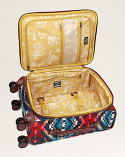 ALTERNATE VIEW OF CARICO LAKE 20" SOFTSIDE SPINNER LUGGAGE IN NAVY image number 2