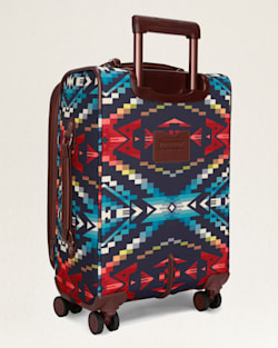 ALTERNATE VIEW OF CARICO LAKE 20" SOFTSIDE SPINNER LUGGAGE IN NAVY image number 5