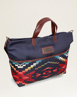 ALTERNATE VIEW OF CARICO LAKE TRAVEL TOTE IN NAVY image number 4