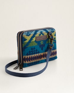 ALTERNATE VIEW OF DIAMOND DESERT CROSSBODY ORGANIZER IN BLUE MULTI image number 3