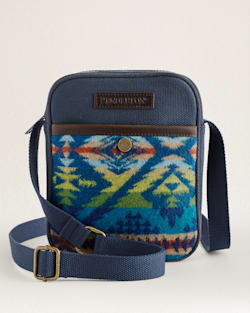 DIAMOND DESERT CROSSBODY SATCHEL IN BLUE MULTI image number 1