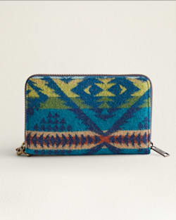 ALTERNATE VIEW OF DIAMOND DESERT SMARTPHONE WALLET IN BLUE MULTI image number 2