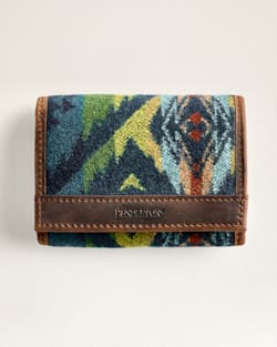 DIAMOND DESERT TRIFOLD WALLET IN BLUE MULTI image number 1