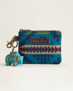 DIAMOND DESERT ID POUCH IN BLUE MULTI image number 1