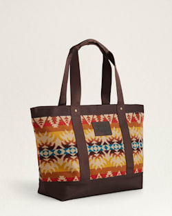 Pendleton Wool Large Canvas Tote Bag Southwestern Aztec