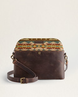 SOLSTICE CANYON WOOL/LEATHER CROSSBODY IN BROWN MULTI image number 1