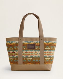 SOLSTICE CANYON ZIP TOTE IN BROWN MULTI image number 1
