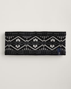 FOUR CORNERS FLEECE-LINED MERINO HEADBAND IN BLACK image number 1