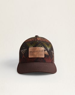 ALTERNATE VIEW OF NEHALEM WOOL TRUCKER HAT IN BROWN image number 3