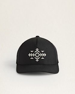 ALTERNATE VIEW OF EMROIDERED HAT IN BLACK image number 2