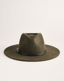 ALTERNATE VIEW OF JACKIE WOOL FELT HAT IN HEATHER SPRUCE image number 2
