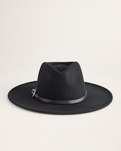 ALTERNATE VIEW OF JACKIE WOOL FELT HAT IN BLACK image number 2