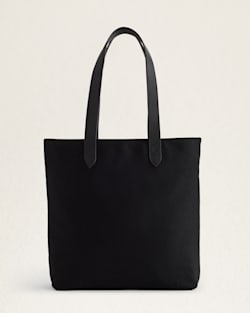 ALTERNATE VIEW OF ROCK POINT WOOL/LEATHER MARKET TOTE IN BLACK image number 3