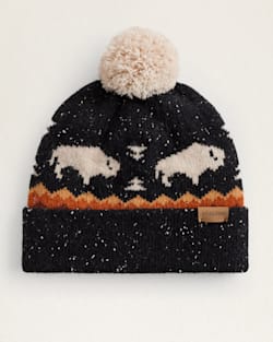 BUFFALO LAMBSWOOL POM HAT IN BLACK image number 1