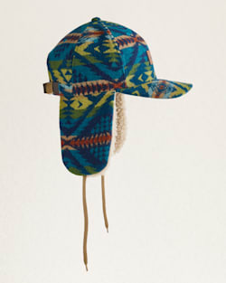 ALTERNATE VIEW OF DIAMOND DESERT TIMBERLINE WOOL CAP IN BLUE MULTI image number 2