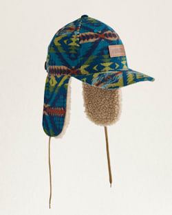 ALTERNATE VIEW OF DIAMOND DESERT TIMBERLINE WOOL CAP IN BLUE MULTI image number 4