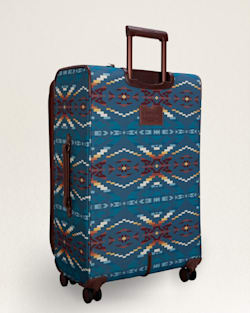 ALTERNATE VIEW OF CARICO LAKE 28" SOFTSIDE SPINNER LUGGAGE IN BLUE image number 5