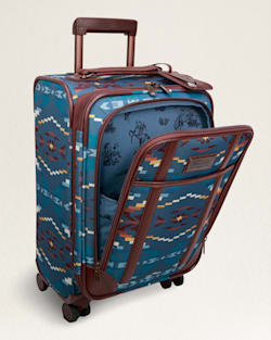 ALTERNATE VIEW OF CARICO LAKE 20" SOFTSIDE SPINNER LUGGAGE IN BLUE image number 2