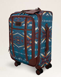 ALTERNATE VIEW OF CARICO LAKE 20" SOFTSIDE SPINNER LUGGAGE IN BLUE image number 3