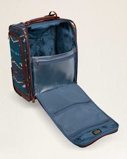 ALTERNATE VIEW OF CARICO LAKE ROLLING UNDERSEAT CARRY-ON IN BLUE image number 2