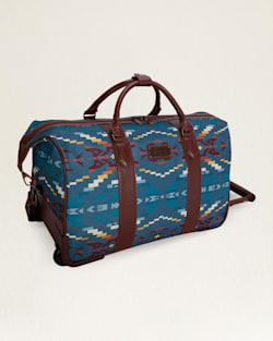 ALTERNATE VIEW OF CARICO LAKE ROLLING DUFFEL IN BLUE image number 3