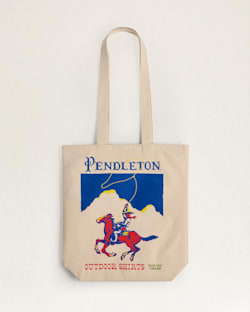 CENTENNIAL RODEO GRAPHIC TOTE IN MULTI image number 1