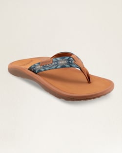 MENS CARICO LAKE FLIP FLOPS IN NAVY image number 1