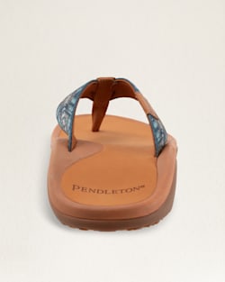 ALTERNATE VIEW OF MENS CARICO LAKE FLIP FLOPS IN NAVY image number 3