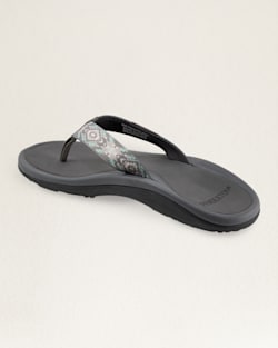 ALTERNATE VIEW OF MENS CARICO LAKE FLIP FLOPS IN GREY image number 4