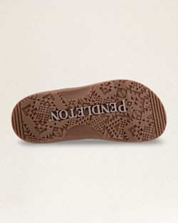 ALTERNATE VIEW OF MENS HARDING FLIP FLOPS IN BROWN image number 2