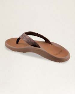 ALTERNATE VIEW OF MENS HARDING FLIP FLOPS IN BROWN image number 3