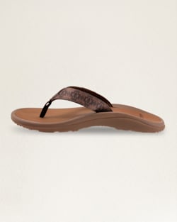 ALTERNATE VIEW OF MENS HARDING FLIP FLOPS IN BROWN image number 5