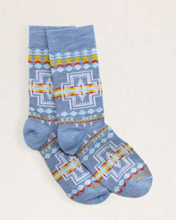 KIDS HARDING CREW SOCKS IN BLUE MULTI image number 1