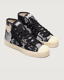 US RUBBER CO X PENDLETON GREY SCALE HIGH TOPS IN GREY/BLACK MULTI image number 1