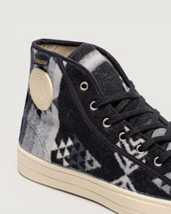 ALTERNATE VIEW OF US RUBBER CO X PENDLETON GREY SCALE HIGH TOPS IN GREY/BLACK MULTI image number 4
