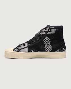 ALTERNATE VIEW OF US RUBBER CO X PENDLETON GREY SCALE HIGH TOPS IN GREY/BLACK MULTI image number 5