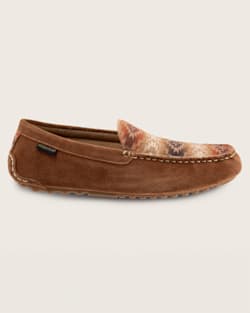 ALTERNATE VIEW OF MEN'S TAOS SLIPPERS IN BROWN image number 2