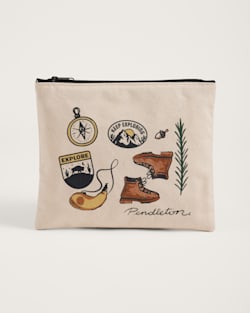 CAMP PENDLETON ZIPPERED POUCH IN MULTI image number 1