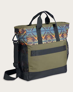 ALTERNATE VIEW OF MYSTIC LAKE EXPLORER CARRYALL TOTE IN OLIVE MULTI image number 2
