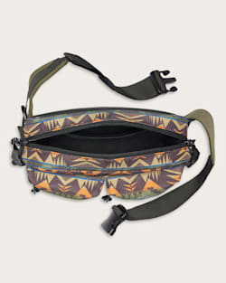 ALTERNATE VIEW OF MYSTIC LAKE EXPLORER SLING CROSSBODY IN OLIVE MULTI image number 3