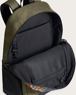 ALTERNATE VIEW OF MYSTIC LAKE EXPLORER BACKPACK IN OLIVE MULTI image number 3