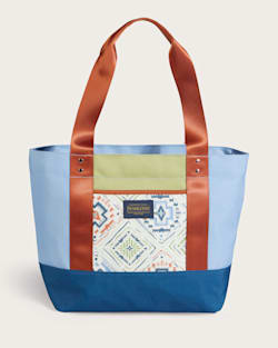 HARDING BEACH CANOPY CANVAS TOTE IN BLUE MULTI image number 1