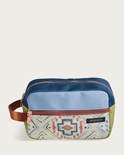 HARDING BEACH CANOPY CANVAS CARRYALL POUCH IN BLUE MULTI image number 1