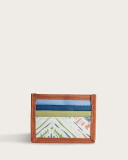 ALTERNATE VIEW OF HARDING BEACH CANOPY CANVAS WALLET IN BLUE MULTI image number 2