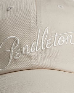 ALTERNATE VIEW OF CLASSIC LOGO SIX-PANEL CAP IN NATURAL image number 2