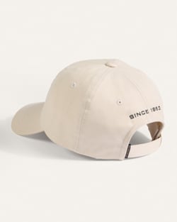 ALTERNATE VIEW OF CLASSIC LOGO SIX-PANEL CAP IN CREAM image number 2