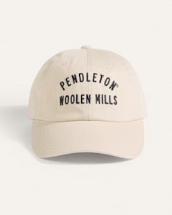 ALTERNATE VIEW OF CLASSIC LOGO SIX-PANEL CAP IN CREAM image number 3