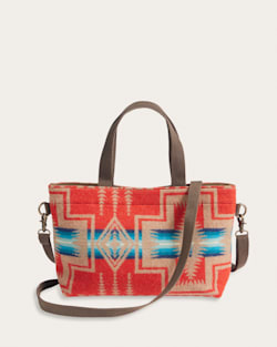 ALTERNATE VIEW OF HARDING MINI TOTE IN CHILI RED image number 2